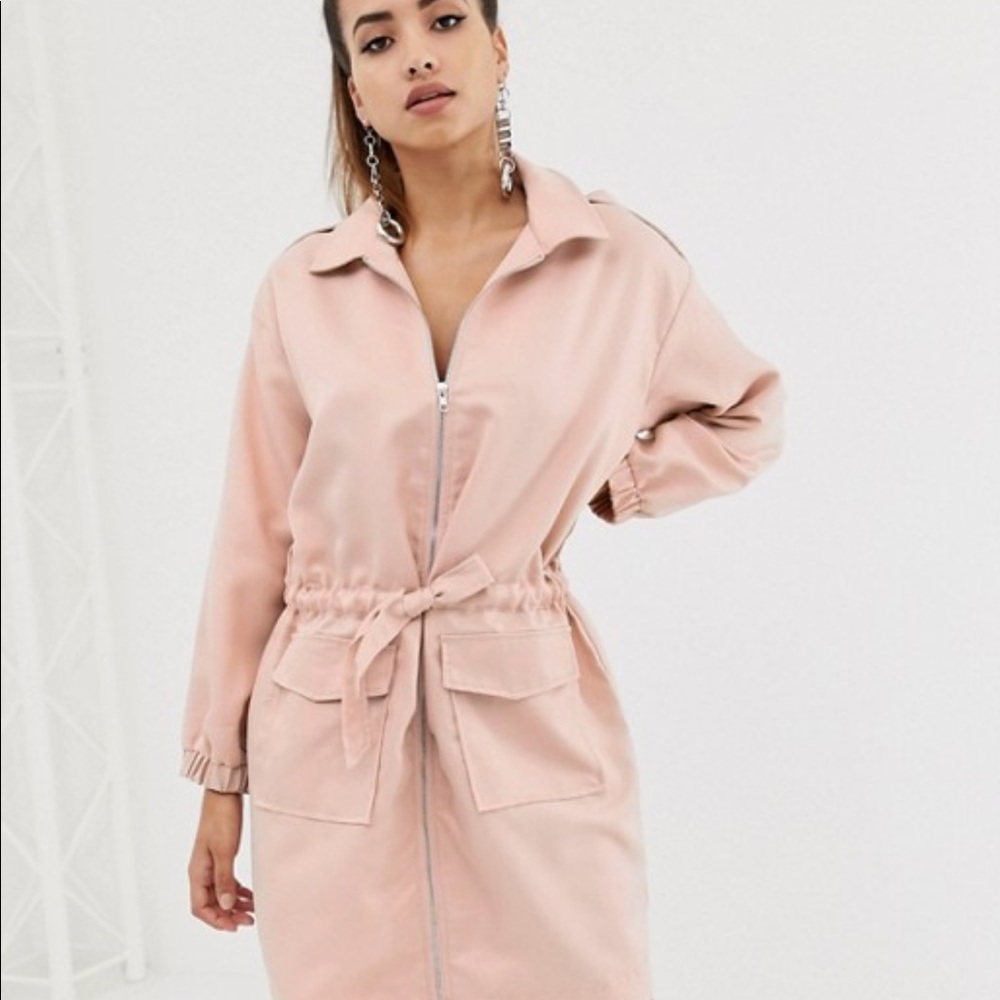 Missguided oversized shirt dress